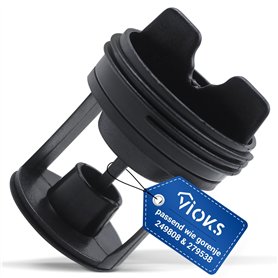 VIOKS Filtre à peluches de rechange pour machine à laver Gorenje 279538 249808 - Filtre à peluches pour pompe de vidange - Diamè