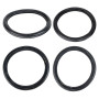 Coude d'évacuation joint, 2 pièces, remplacement pour 387.282.00.1, compatible avec GEBERIT DN90 Kombifix, Duofix coude d'évacua
