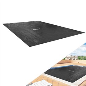 AREBOS Pool bâche/Couverture Solaire | Bâche Solaire carrée Ø 5