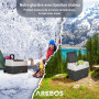 Arebos Glacière à compresseur avec roulettes 39 litres | Glacière électrique avec Commande APP pour Refroidir, congeler et Maint