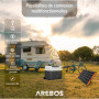Arebos Glacière à compresseur avec roulettes 39 litres | Glacière électrique avec Commande APP pour Refroidir, congeler et Maint