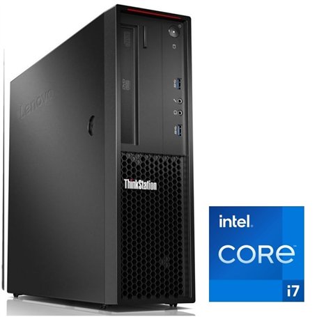 Lenovo - PC Rapide avec Intel Core i7 6700 - Ordinateur de Bureau + Ordinateur pour Le Bureau et Le Home Office avec 4 GHz - 32