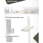 DEKAROX Lames de sculpteur pour robot de cuisine MUM ProfiMixx Bosch Siemens 00091027 - En plastique blanc - 166 x 79 x 31 mm - 