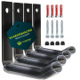 Yourkon WandFix Lot de 4 crochets pour pneus et jantes