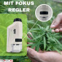 TronicXL Microscope de poche Grow 60x - 120x - Pour trichomes - Accessoire de récolte - Appareil de mesure des parasites et cham