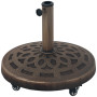 Outsunny Pied de parasol en béton avec roulette