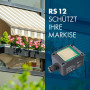 H-Tronic Capteur de pluie RS 12 (détecteur de pluie, contrôle d'auvent, contrôle de la surface de toit)