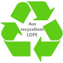 inapa Triline Eco Lot de 25 Sacs Poubelle 2500 l Transparent – Extra Long ✓ 100% Recyclable