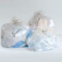 inapa Triline Eco Lot de 25 Sacs Poubelle 2500 l Transparent – Extra Long ✓ 100% Recyclable