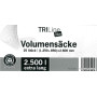 inapa Triline Eco Lot de 25 Sacs Poubelle 2500 l Transparent – Extra Long ✓ 100% Recyclable
