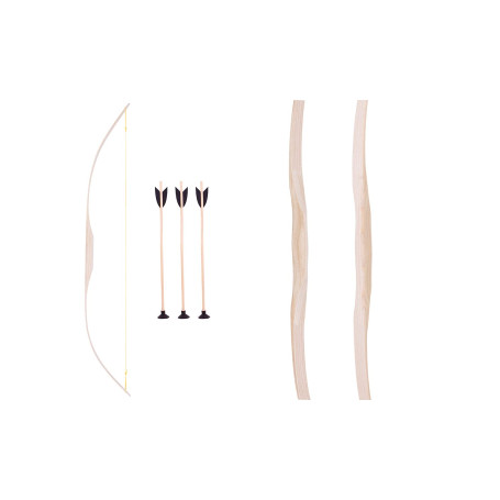 Holzspielerei Bois Gadget 73706–90 – Arme – Coudé 90 cm avec 3 flèches