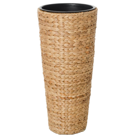 VIVANNO Bac à Fleurs Individuel en Jacinthe d'eau Classic Round 60 cm
