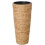 VIVANNO Bac à Fleurs Individuel en Jacinthe d'eau Classic Round 60 cm