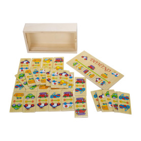 GICO Jeu de dominos en bois pour enfants
