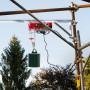 Arebos Treuil Palan électrique | 100/200KG | 500W | Treuil Palan à Chaine à Levier | Treuil palan à Ascenseur levage pour avec T