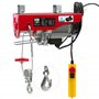 Arebos Treuil Palan électrique | 200/400 kg | 1000W | Treuil Palan à Chaine à Levier | Treuil palan à Ascenseur levage pour avec