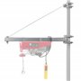 Arebos Bras Pivotant | Bras de Levage électrique pivotant | Support Palan 1000kg | 750mm | Treuil palan Électrique | Rotation de