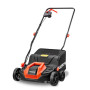 Scarificateur électrique FUXTEC, aérateur de gazon avec 1300 watts de puissance, largeur de travail 32 cm et réglages de profond