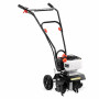 FUXTEC Motobineuse thermique FX-AF152 – Moteur 2 temps 51,6 cm³ – 23 cm de largeur – Profondeur de 70 mm – Fraises étoilées – Lé