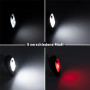 Asigo Lampe à Clip LED I Lampe Frontale LED Rechargeable via USB I Lampe Frontale pour Enfants I Lampe de Sécurité I Parfait à F