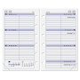 ALMADIH agenda personnel format A7 en cuir, calendrier 2025 + bloc-notes, marron vintage – Portefolio Porte documents Chemise de