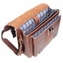 ALMADIH sac en cuir vachette BILLY Cartable bandoulière Marron Vintage serviette sac porté épaule Messenger sacoche Travail busi