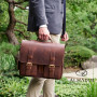 ALMADIH sac en cuir ROY Cartable bandoulière Marron Vintage serviette sac porté épaule Messenger sacoche Travail business ordina