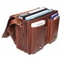ALMADIH sac en cuir ROY Cartable bandoulière Marron Vintage serviette sac porté épaule Messenger sacoche Travail business ordina