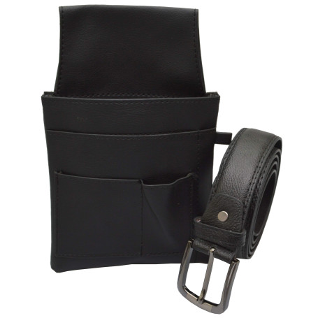 flevado Ceinture en cuir de serveur avec colt