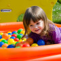 LittleTom 300 Balles de Jeu en Plastique 5,5cm Set de Balles colorées pour Enfants Chiots