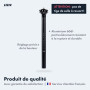 2 mm - Tube de Selle en Aluminium d'une Longueur de 350 mm - Support pour vélos de