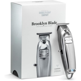 Brooklyn Soap Company Tondeuse à barbe Brooklyn Blade USB-C - Tondeuse à barbe professionnelle pour homme - Tondeuse en acier in