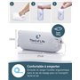 Coussin de Voyage VOLAR | Petit Oreiller de Voyage à mémoire de Forme | Oreiller Cervical Ergonomique | Housse avec Thermorégula