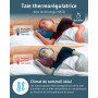 Oreiller Cervical de Voyage VOLAR Quickdry | Petit Coussin Cervical Ergonomique à mémoire de Forme | Housse avec Thermorégulatio