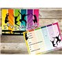 Edition Colibri 11017 FR Lot de 10 Cartes d‘invitation en Français pour un anniversaire d‘enfant ou pour une partie de saut dans