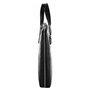 Cluty Serviette Femme cuir véritable | Fabriqué en Italie, sac business, sac à main avec gaufrage crocodile, sac en cuir avec co