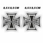 Oldschool Croix de Fer Shocker main voiture autocollants JDM Tuning OEM Dub Decal Stickerbomb Bombing Fun W
