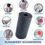 Massage musculaire au rouleau en mousse EVEREST FITNESS, niveau de fermeté moyen - rouleau fascia, massage des tissus profonds, 