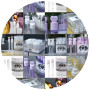 EinsSein personnalisé Bulles de Savon Mariage Lunettes à cœur Blanc 48 pièces | Bulles de Savon avec Autocollant comme Cadeaux i