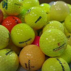 25 multicolores mix Lake Balls/Balles de golf – QUALITÉ AAAA/AAA