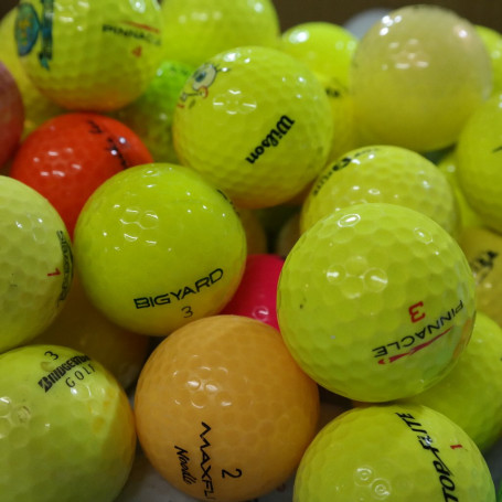 25 multicolores mix Lake Balls/Balles de golf – QUALITÉ AAAA/AAA