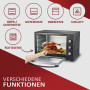 Steinborg Mini Four 60 Litres à Chaleur Tournante | Four à Pizza | Four Autonome