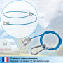corde de déchirure avec chape (manille)