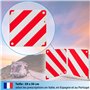 valonic Panneau de signalisation - 3en1 pour l'Italie, l'Espagne et le Portugal - 50x50cm, réfléchissant, pour camping-car, cara