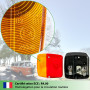 fouraces Feux arrière de remorque - 2 kits, avec schéma électrique et plaque d'immatriculation Eclairage, feu arrière, accessoir