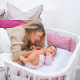 babybay Tour de Lit Ultrafresh en Piqué Convient pour Modèle Maxi Boxspring Comfort Midi/Comfort Plus Blanc 1 Unité