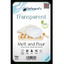 Seifenprofis - savon transparent (1kg) Base de savon brut à la glycérine - sans SLS+SCS 100% végétal pour le moulage du savon