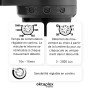 Oktaplex Mia Détecteur de Mouvement extérieur pivotant à 360 degrés IP65 Capteur de Mouvement Apparent portée 10m 230V Anthracit
