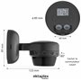 Oktaplex Mia Détecteur de Mouvement extérieur pivotant à 360 degrés IP65 Capteur de Mouvement Apparent portée 10m 230V Anthracit
