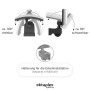 Oktaplex Cali Projecteur à LED avec détecteur de mouvement Extérieur 3000K blanc chaud 2940 lumens IP65 Projecteur extérieur ant
